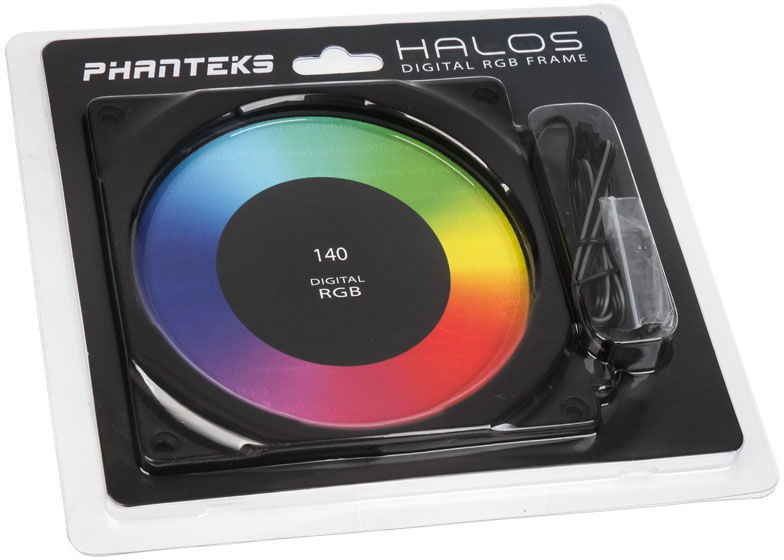 Phanteks - Soporte Ventiladores Phanteks Halos LED Digital RGB 140mm Negro