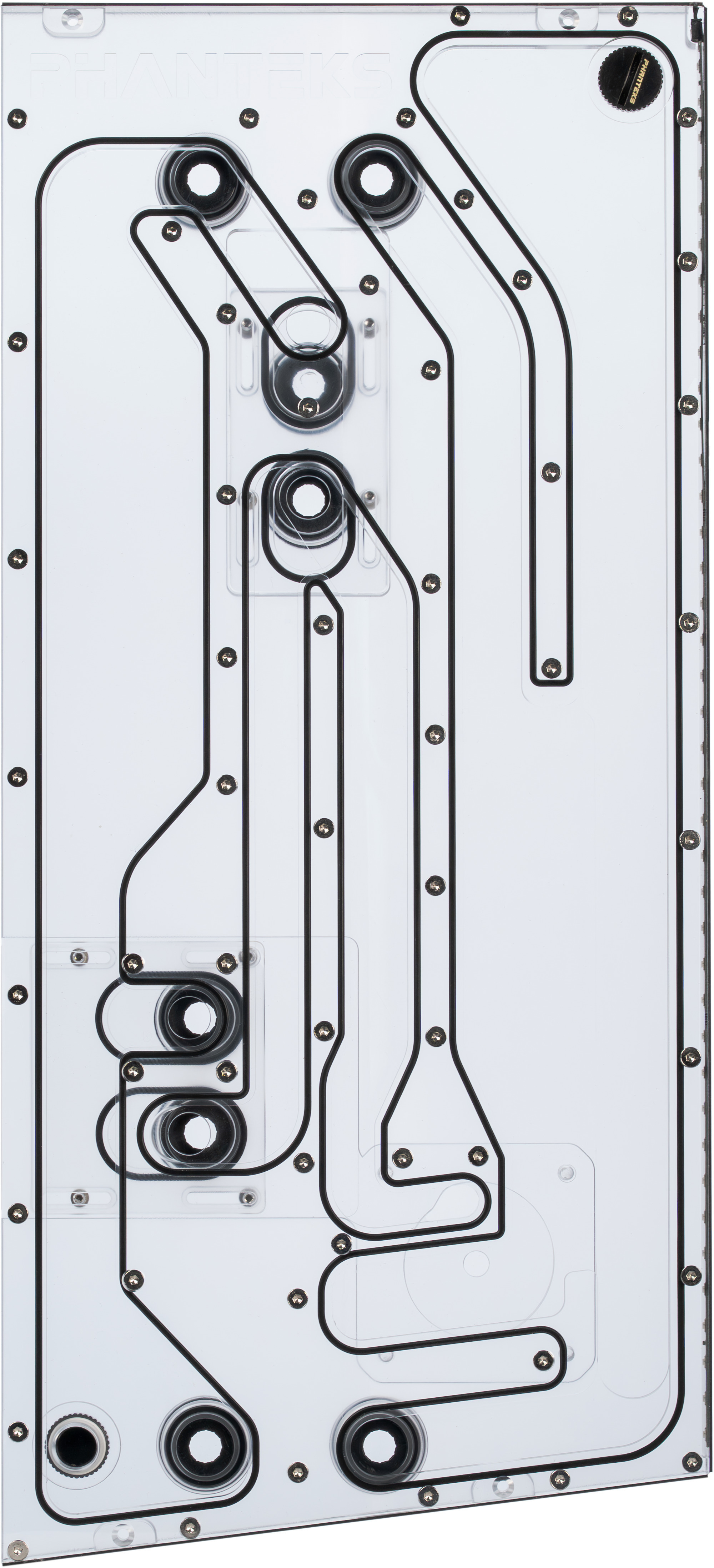 Phanteks - Phanteks Glacier EZ-Fit DIS-NV5 Distro Plate 16mm EZ-Fit Negro para Phanteks NV5