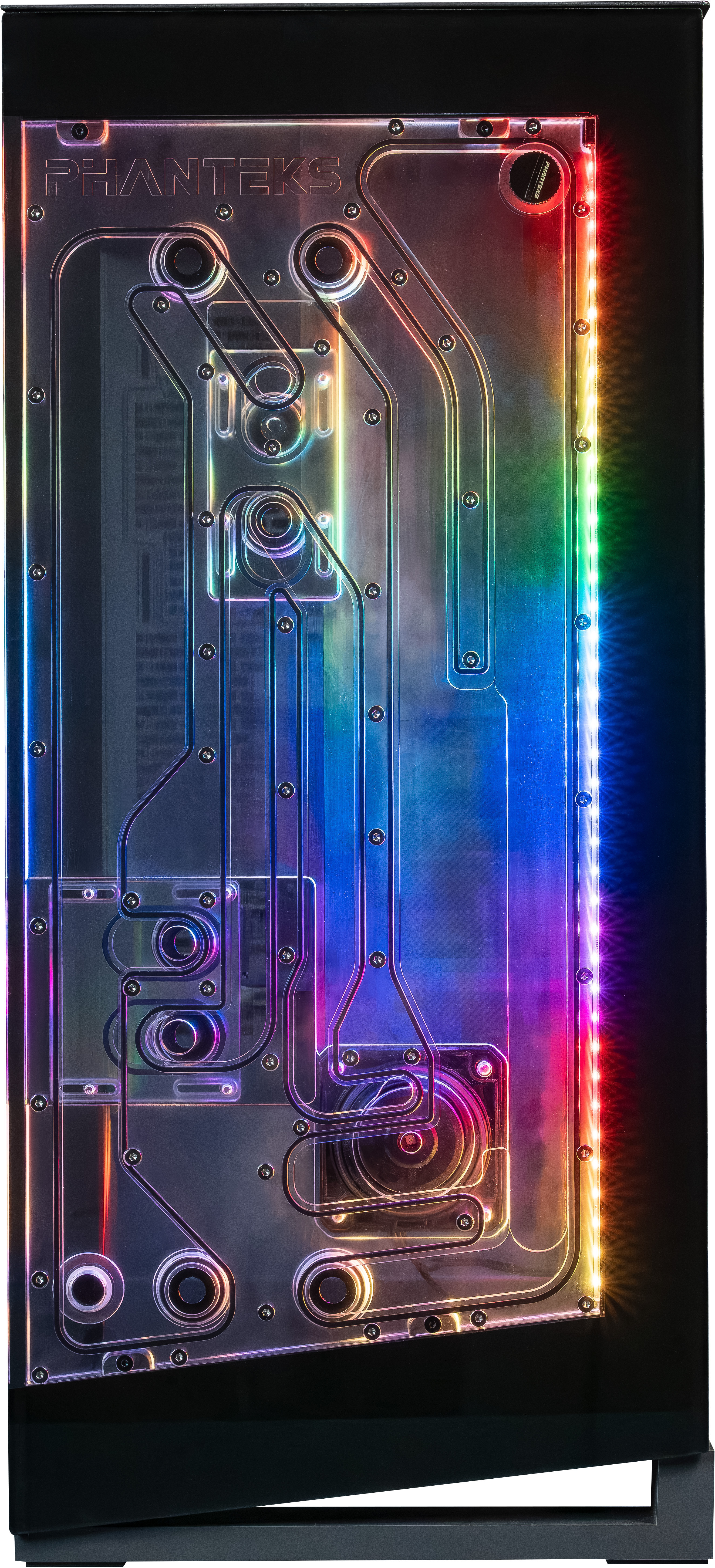 Phanteks - Phanteks Glacier EZ-Fit DIS-NV5 Distro Plate 16mm EZ-Fit Negro para Phanteks NV5