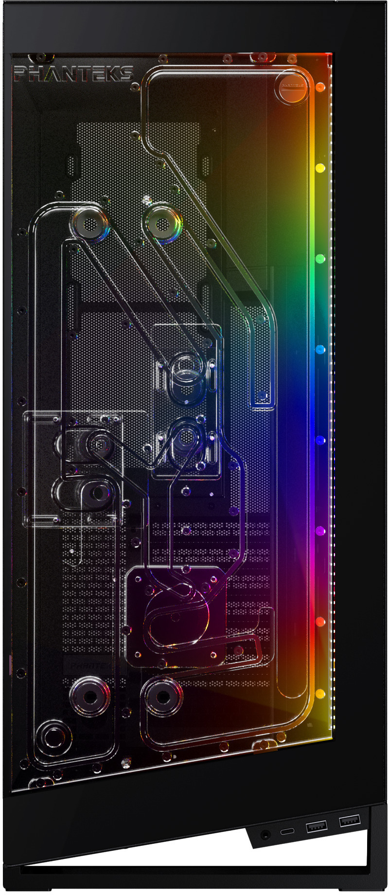 Phanteks - Phanteks Glacier EZ-Fit DIS-NV7 Distro Plate 16mm EZ-Fit Negro para Phanteks NV7