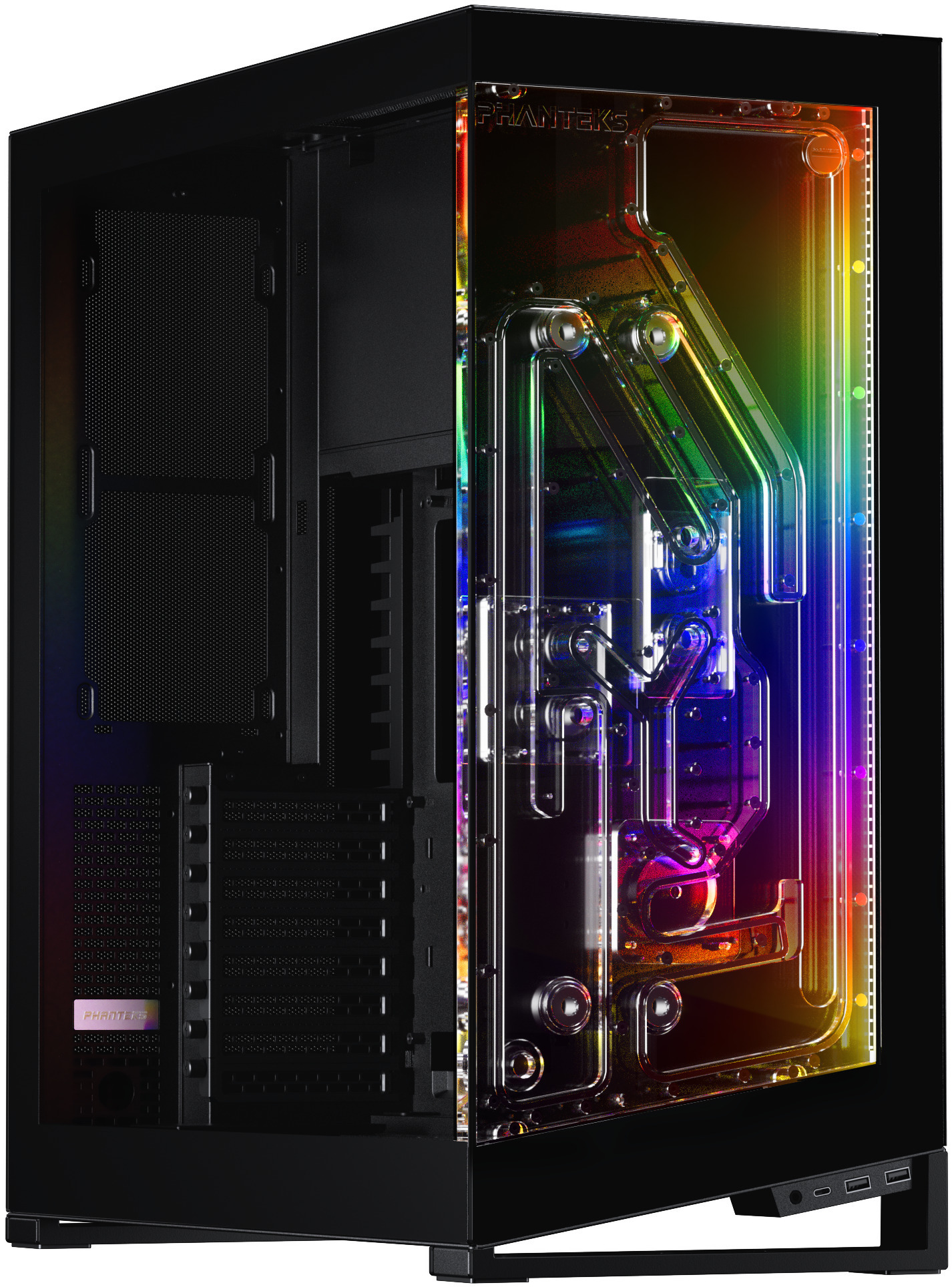Phanteks - Phanteks Glacier EZ-Fit DIS-NV7 Distro Plate 16mm EZ-Fit Negro para Phanteks NV7