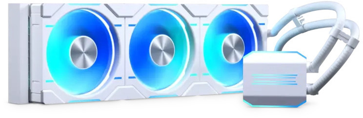 Water Cooler CPU Phanteks Glacier One 360D30 DRGB X2 Blanco - 360mm