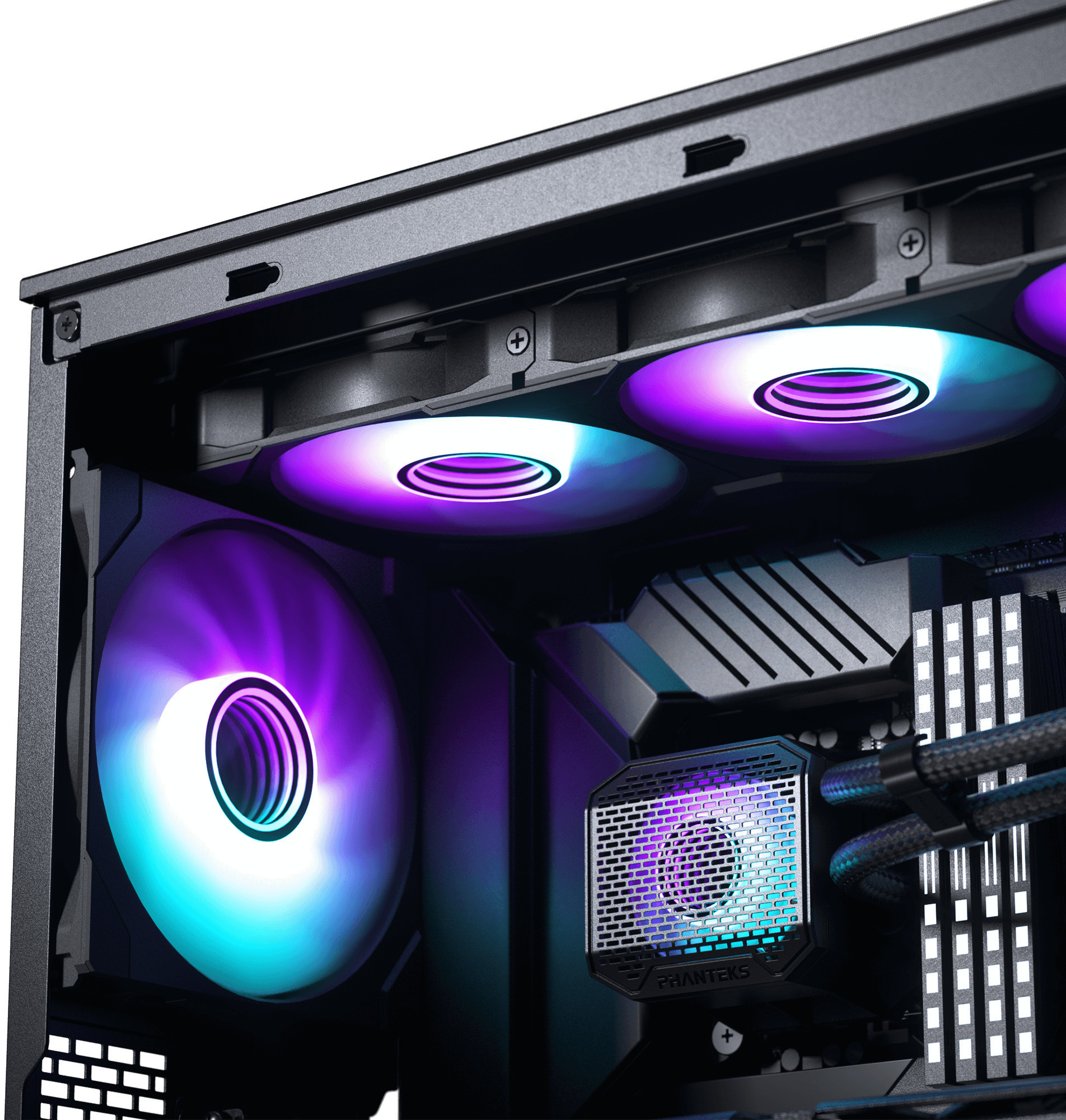 Phanteks - Refrigeración Líquida CPU AIO Phanteks Glacier One 360M25 Gen2 DRGB Negro