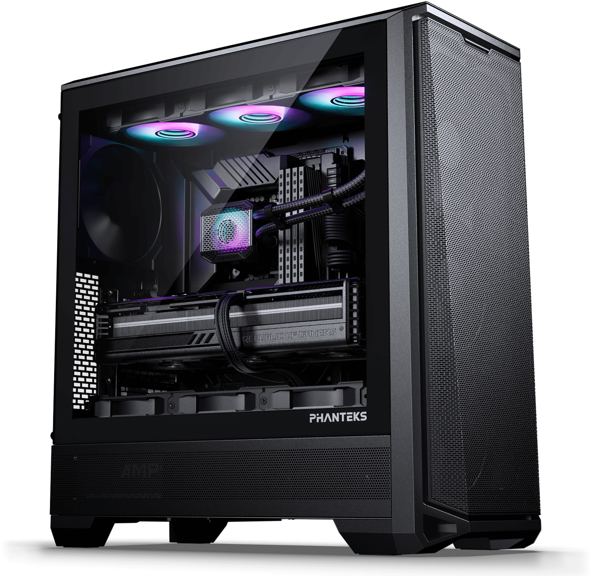 Phanteks - Refrigeración Líquida CPU AIO Phanteks Glacier One 360M25 Gen2 DRGB Negro