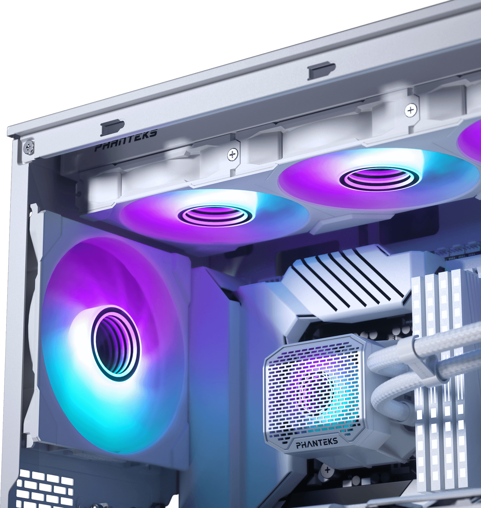 Phanteks - Refrigeración Líquida CPU AIO Phanteks Glacier One 360M25 Gen2 DRGB Blanco