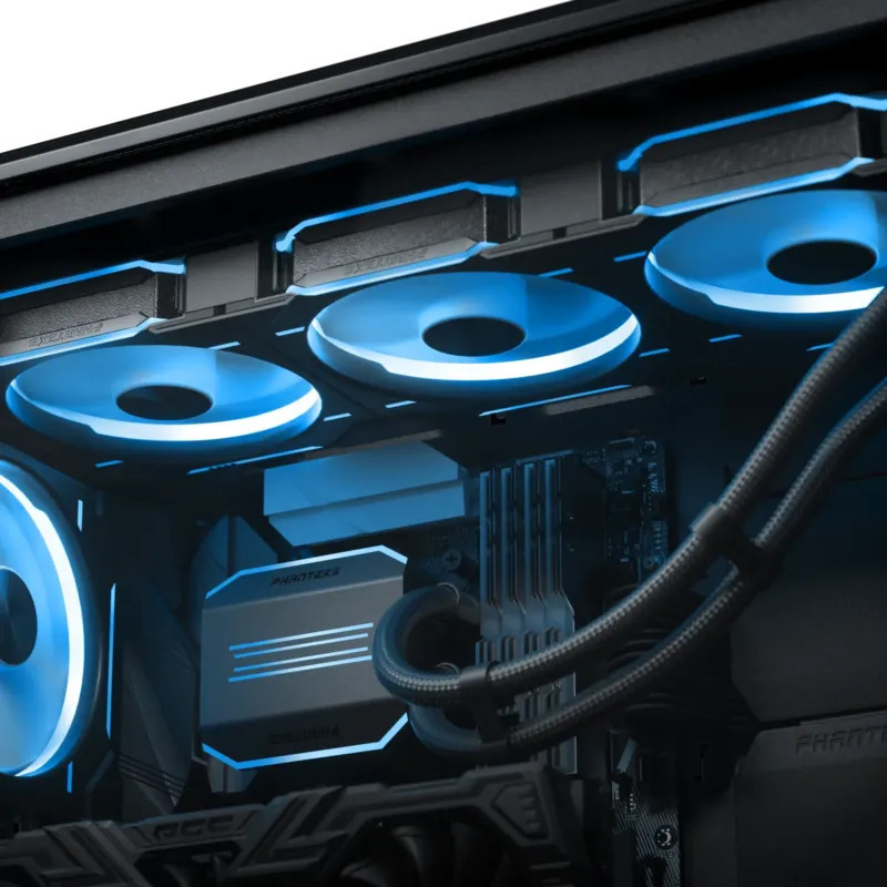 Phanteks - Water Cooler CPU Phanteks Glacier One 420D30 DRGB X2 Negro - 420mm