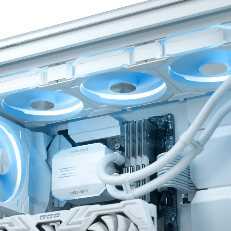 Phanteks - Water Cooler CPU Phanteks Glacier One 420D30 DRGB X2 Blanco - 420mm