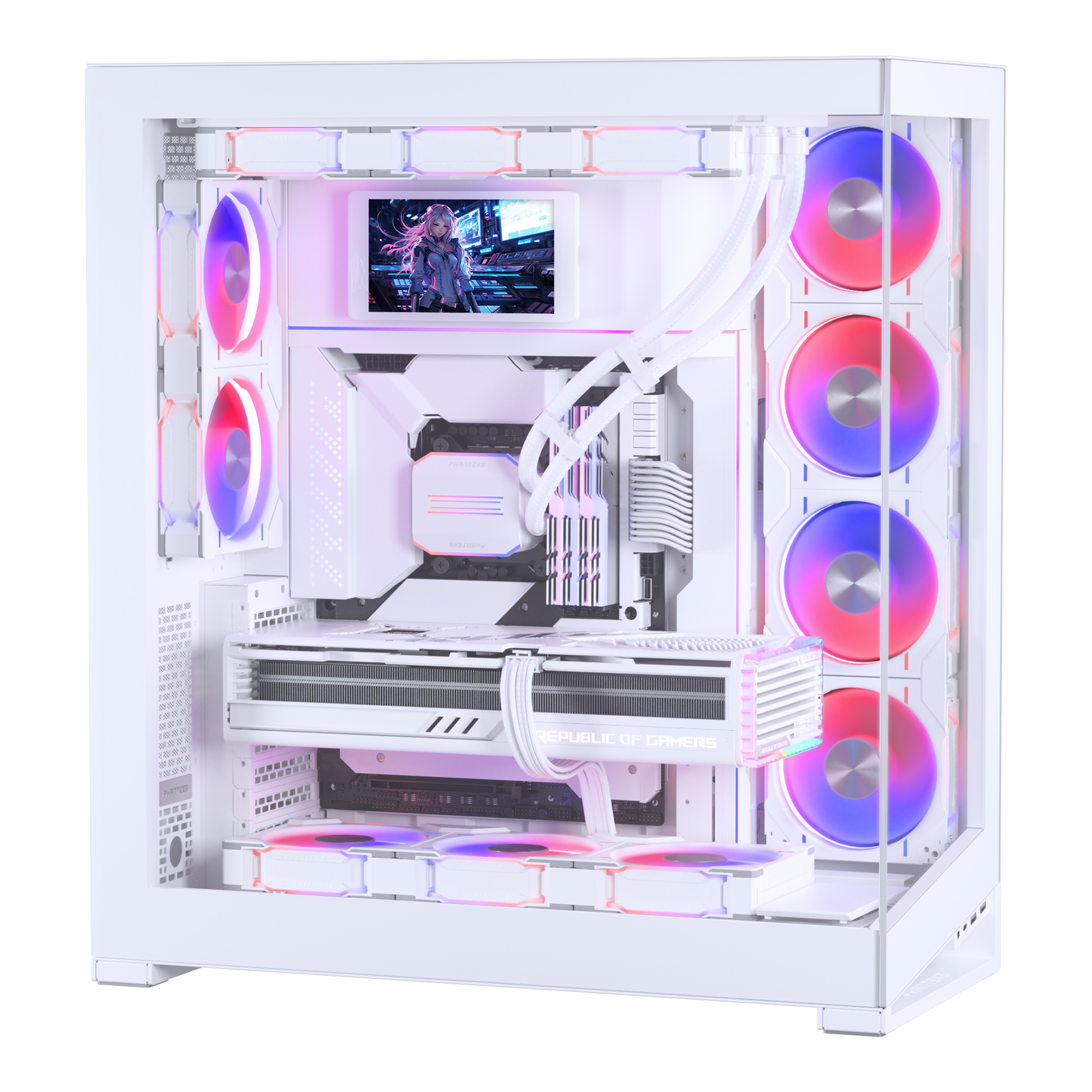 Phanteks - Panel LCD 5.5 High Resolution Phanteks Blanco