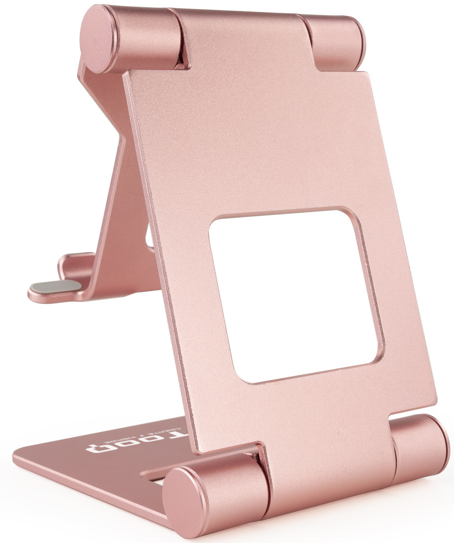 Tooq - Soporte Mesa Tooq Ajustable p/ Smartphone/Tablet Max. 10" Rosa