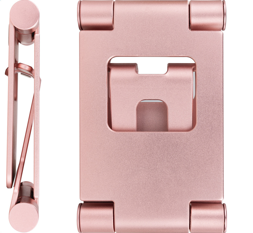 Tooq - Soporte Mesa Tooq Ajustable p/ Smartphone/Tablet Max. 10" Rosa