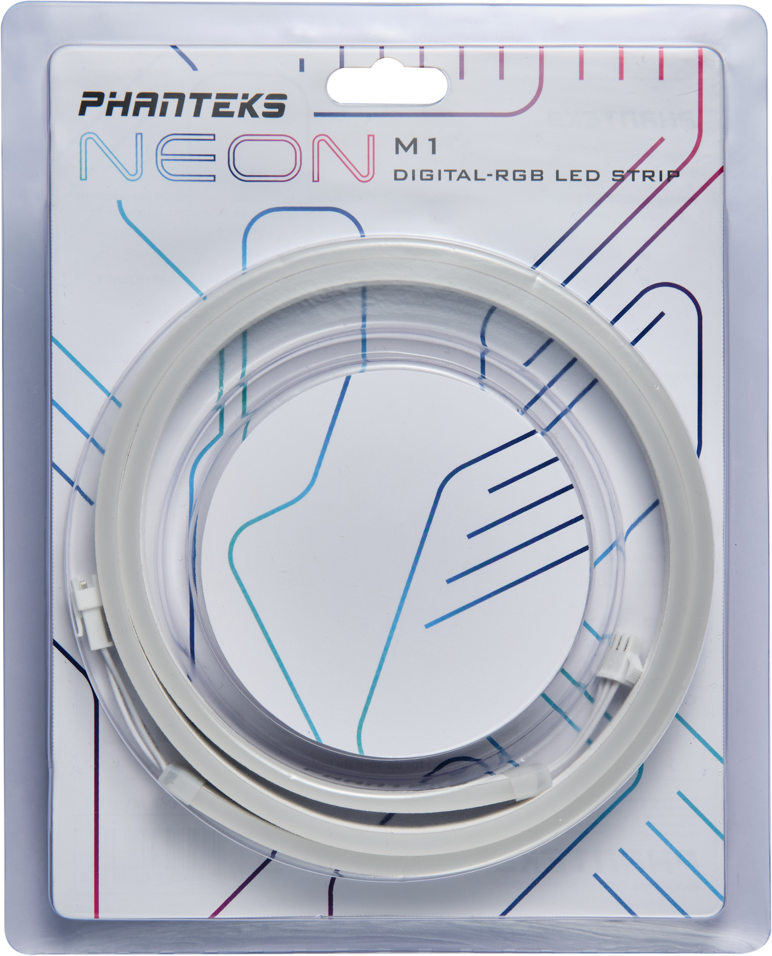 LED-Strip Phanteks Neon D-RGB- 1m Blanca