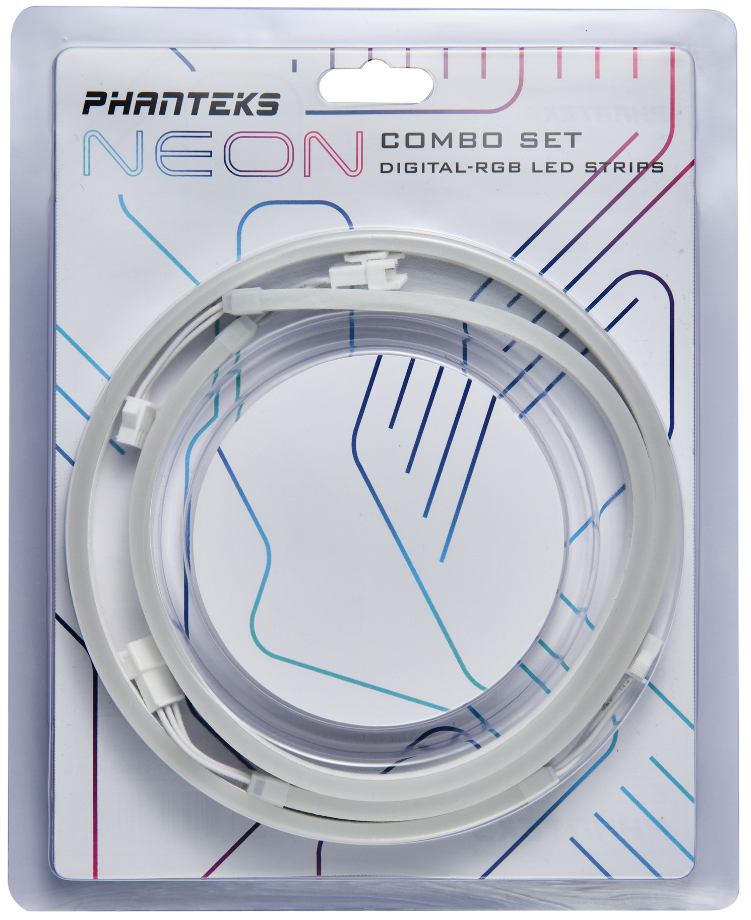 LED-Strip Phanteks Neon D-RGB 2 Strip- 40cm Blanco