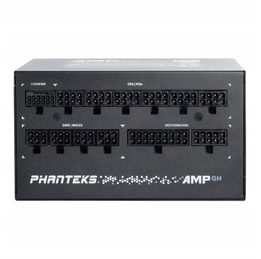 Phanteks - Fuente Modular Phanteks AMP GH PCIe 5.0 1000W 80+ Platinum Negra