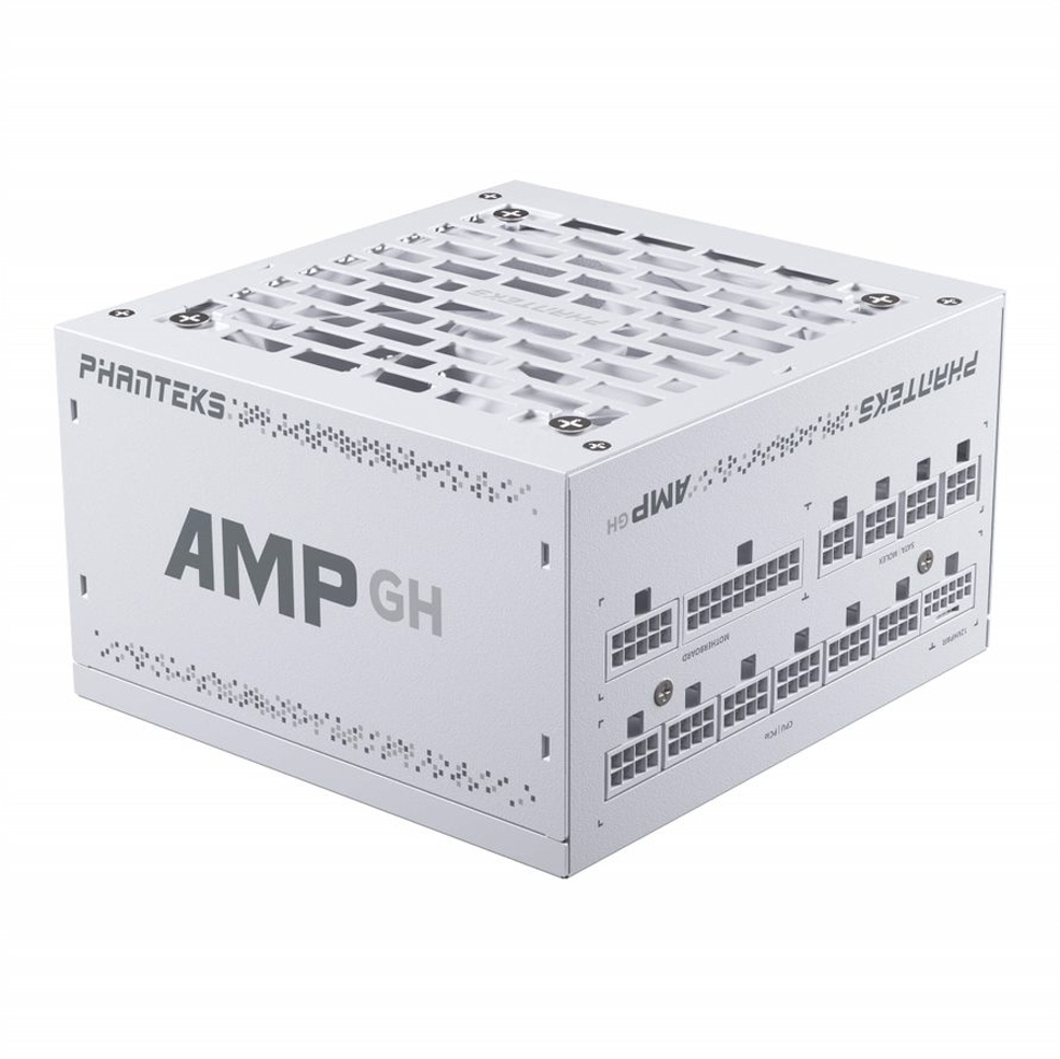 Fuente Modular Phanteks AMP GH PCIe 5.0 1000W 80+ Platinum Blanca