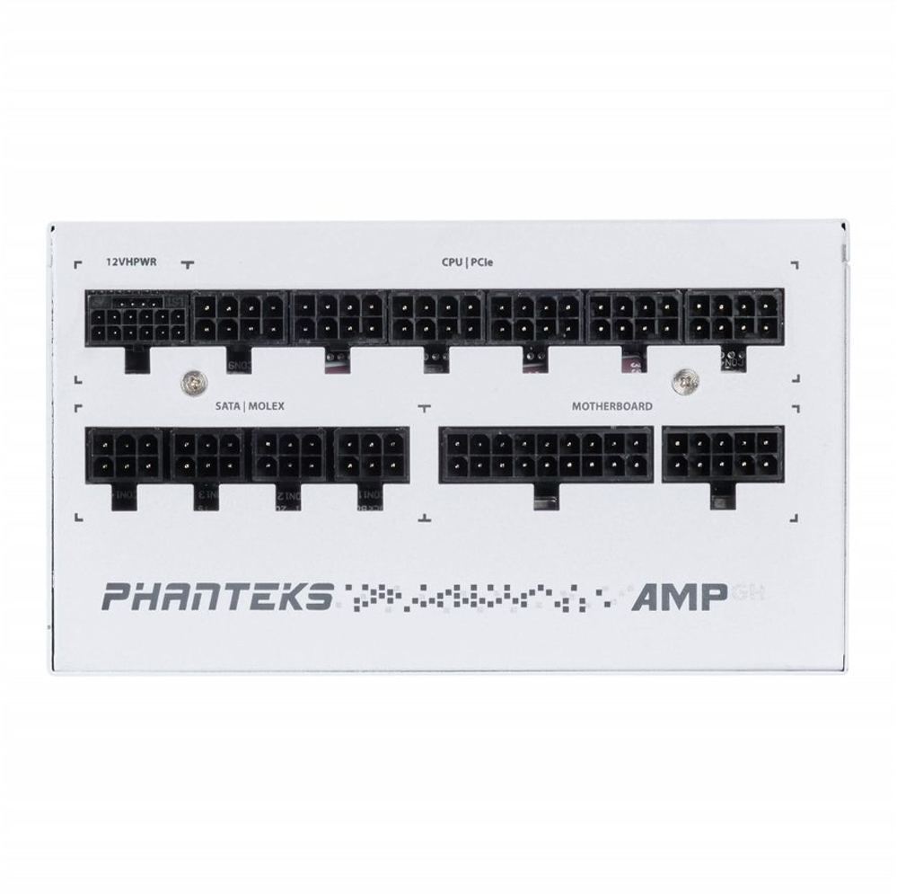 Phanteks - Fuente Modular Phanteks AMP GH PCIe 5.0 1000W 80+ Platinum Blanca