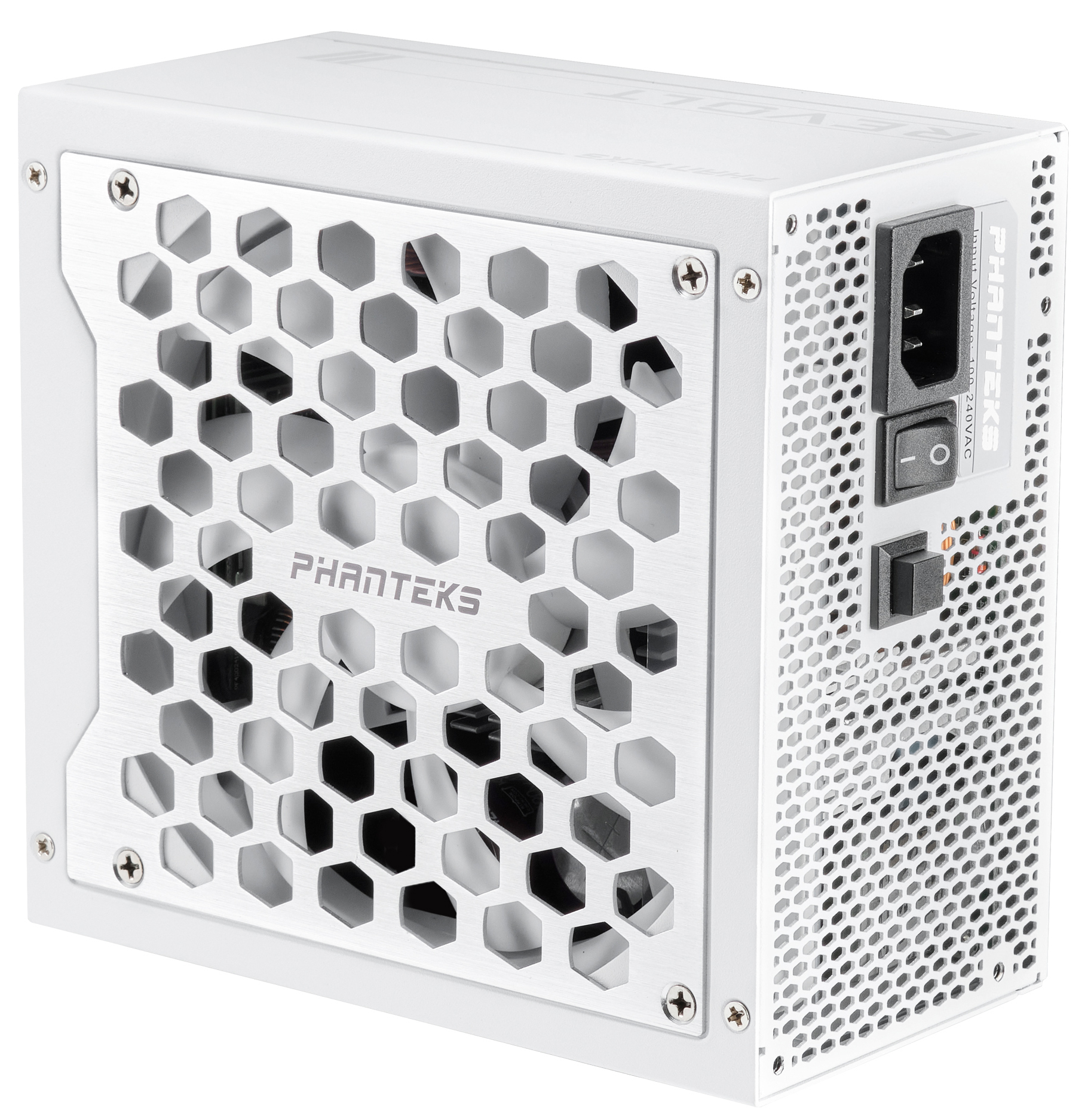 Phanteks - Fuente Modular Phanteks Revolt ATX 3.0 PCIe 5.0 1000W Platinum Branca (Sin Cables Incluídos)