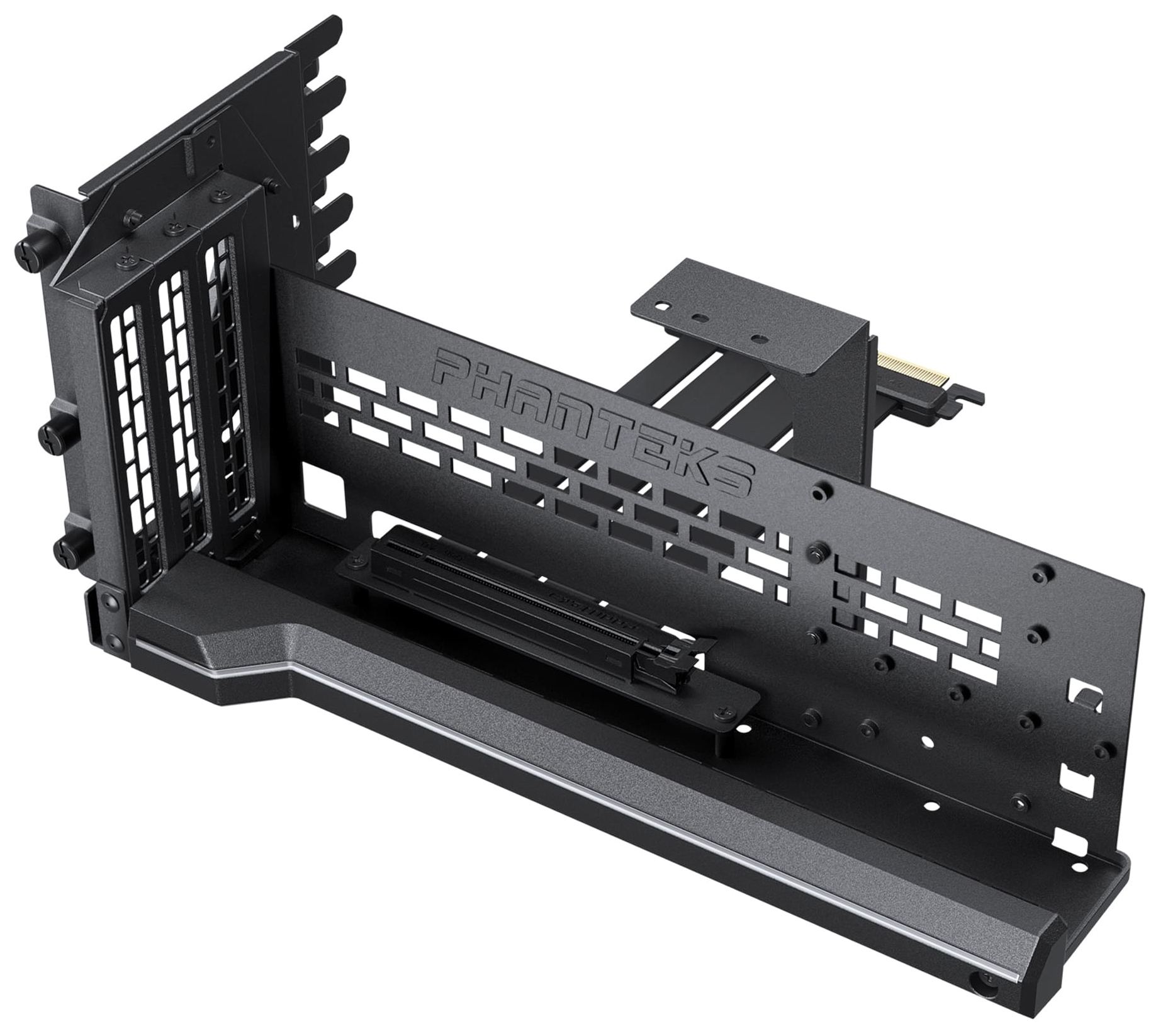Vertical GPU Bracket Phanteks PCIe Gen4 , DRGB, PCIe 4.0 x 16 Riser Cable, 22cm Negro