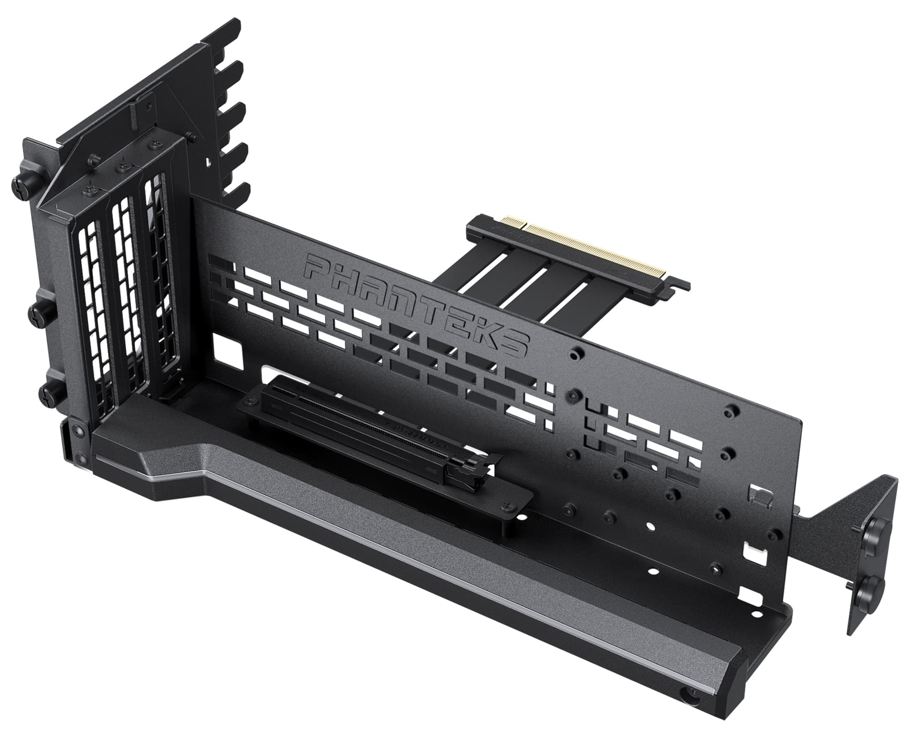 Phanteks - Vertical GPU Bracket Phanteks PCIe Gen4 , DRGB, PCIe 4.0 x 16 Riser Cable, 22cm Negro