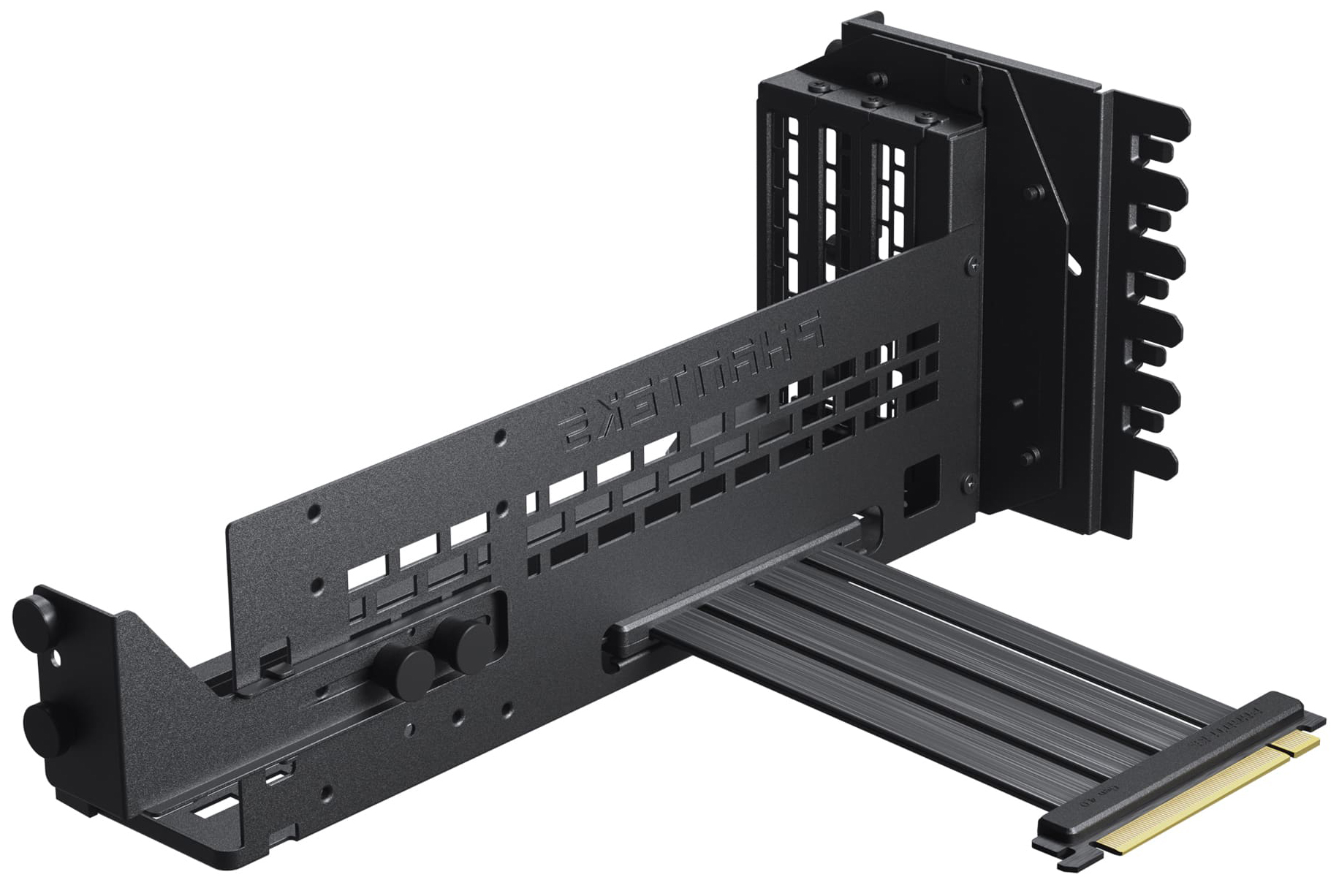 Phanteks - Vertical GPU Bracket Phanteks PCIe Gen4 , DRGB, PCIe 4.0 x 16 Riser Cable, 22cm Negro