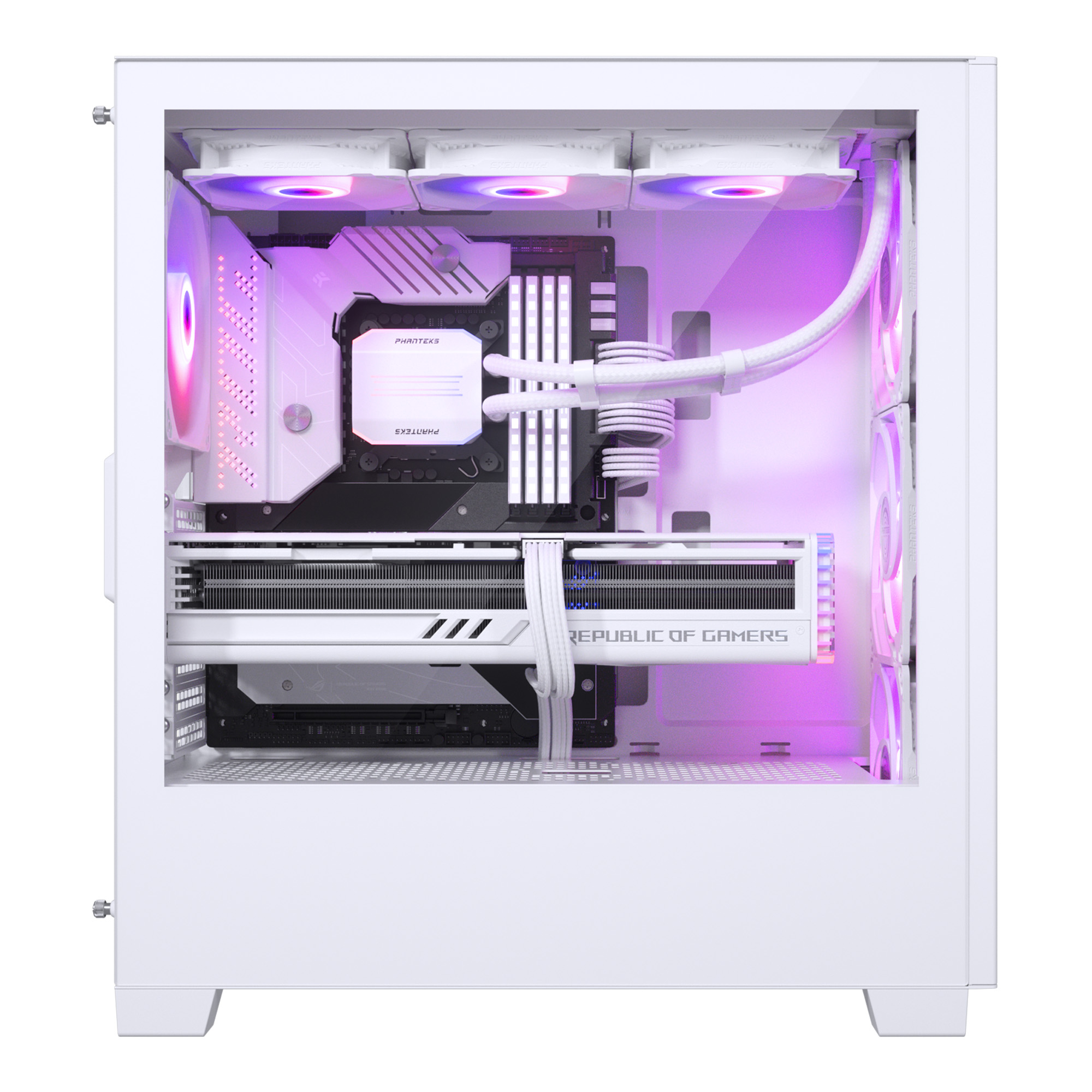 Phanteks - Caja ATX Phanteks XT Pro Ultra D-RGB Vidrio Templado Blanco