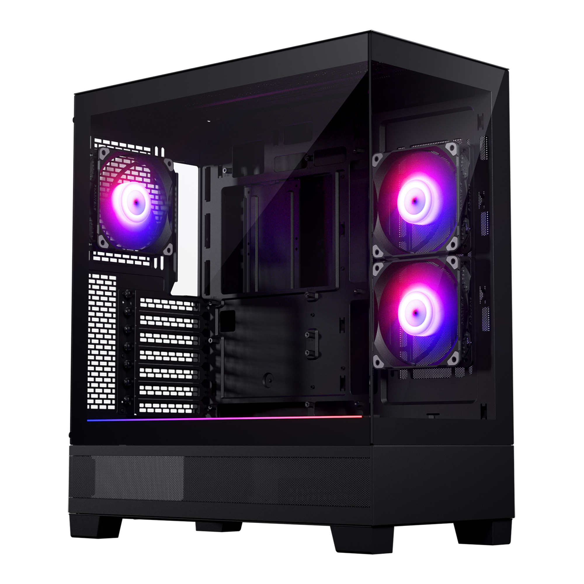 Phanteks - Caja ATX Phanteks XT View D-RGB Vidrio Templado Negro