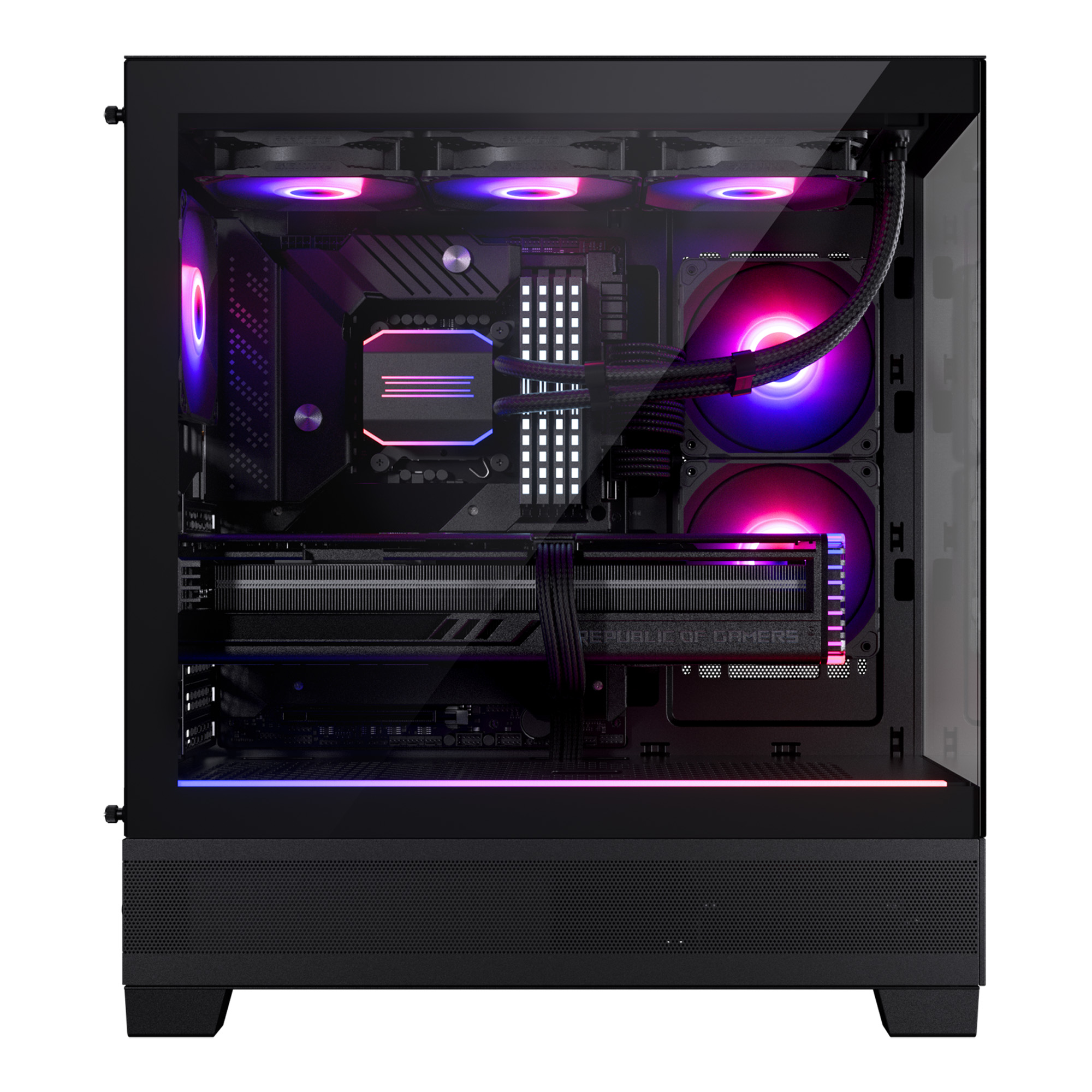 Phanteks - Caja ATX Phanteks XT View D-RGB Vidrio Templado Negro