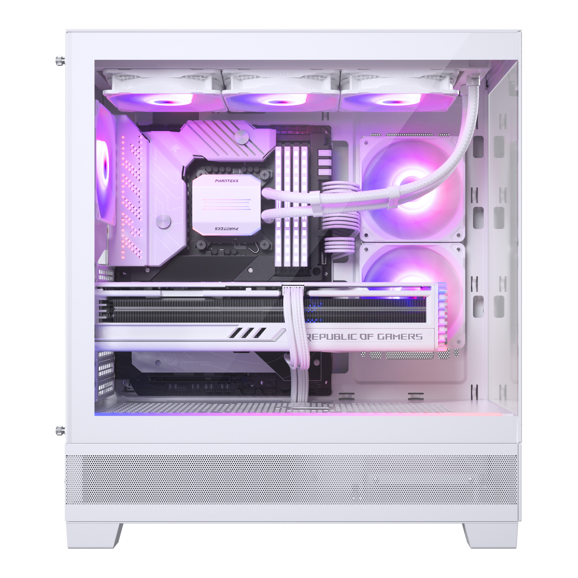 Phanteks - Caja ATX Phanteks XT View D-RGB Vidrio Templado Blanco