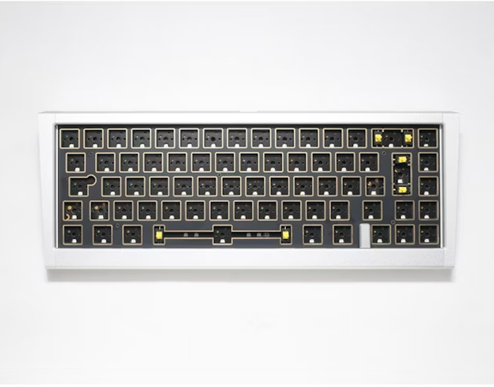 Ducky - Kit de Teclado DYI Ducky Outlaw 65 (paquete de bonificación incluido por valor de 150 €) Plata