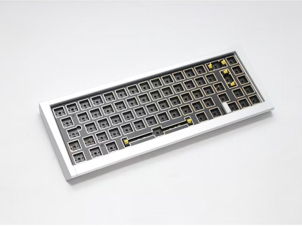 Ducky - Kit de Teclado DYI Ducky Outlaw 65 (paquete de bonificación incluido por valor de 150 €) Plata