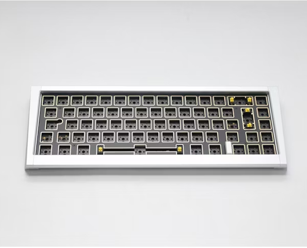 Ducky - Kit de Teclado DYI Ducky Outlaw 65 (paquete de bonificación incluido por valor de 150 €) Plata