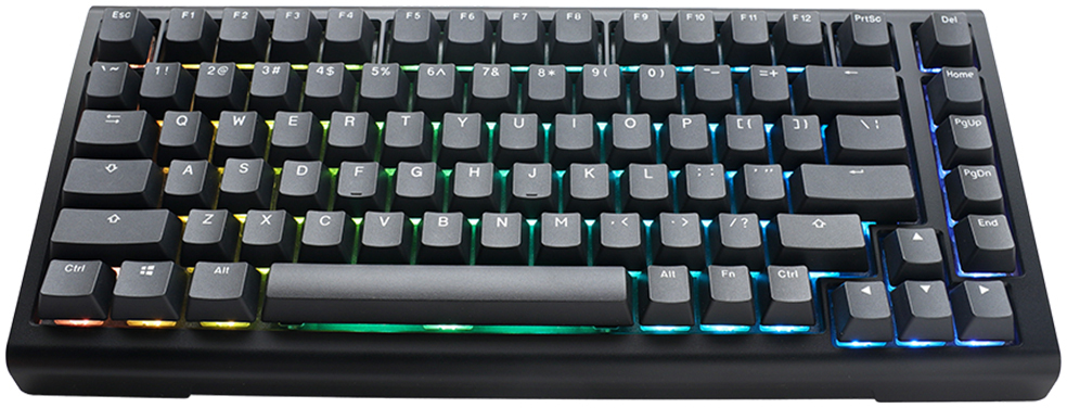 Ducky - Teclado Mecânico Ducky Tinker65 75% RGB Black MX Speed Silver (ES)