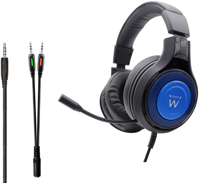 Ewent - Auriculares Gaming Ewent PL3322 PC/Xbox One/PS4/PS5 Negro