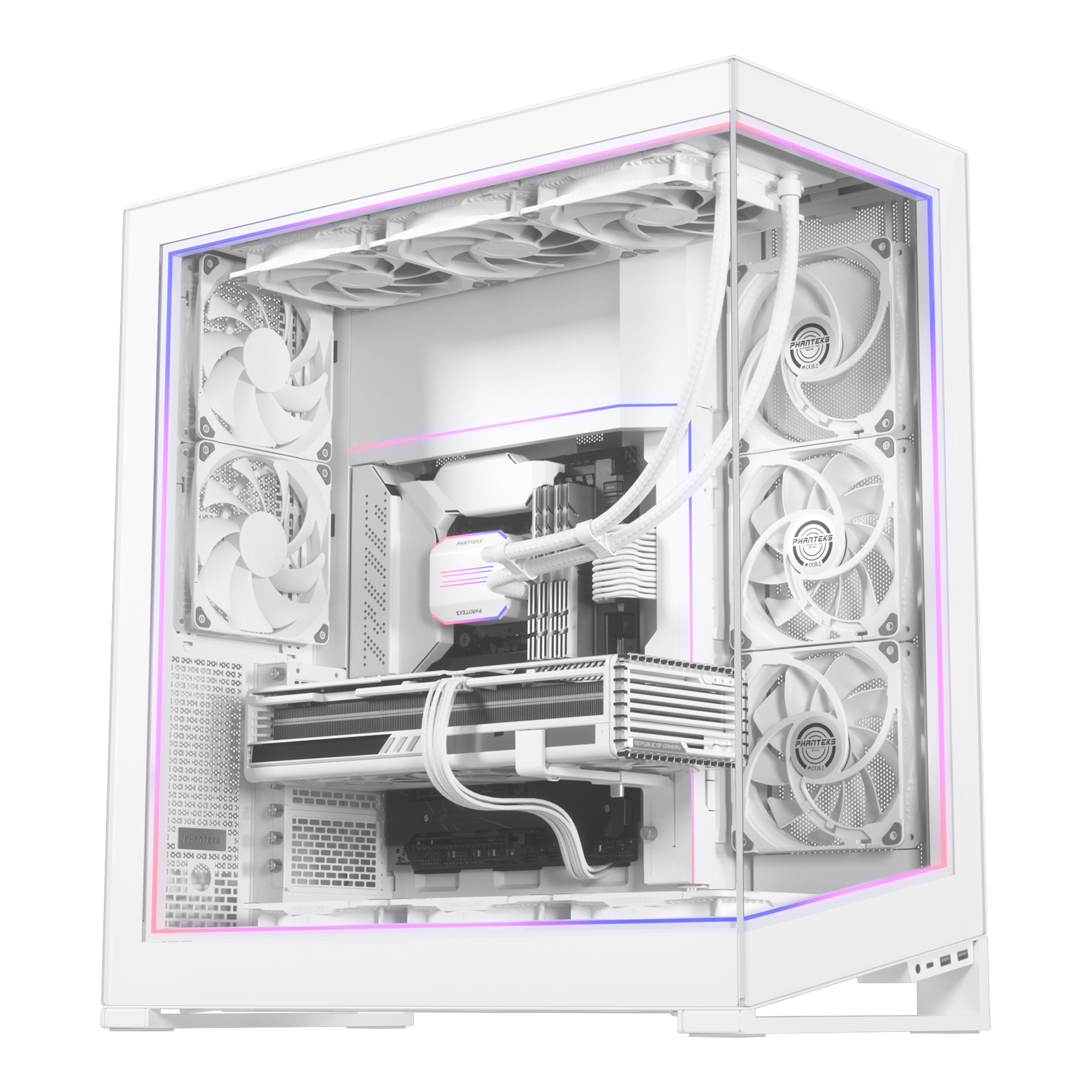 Phanteks - Premium DRGB Kit Phanteks NV9 + Power Hub Blanco