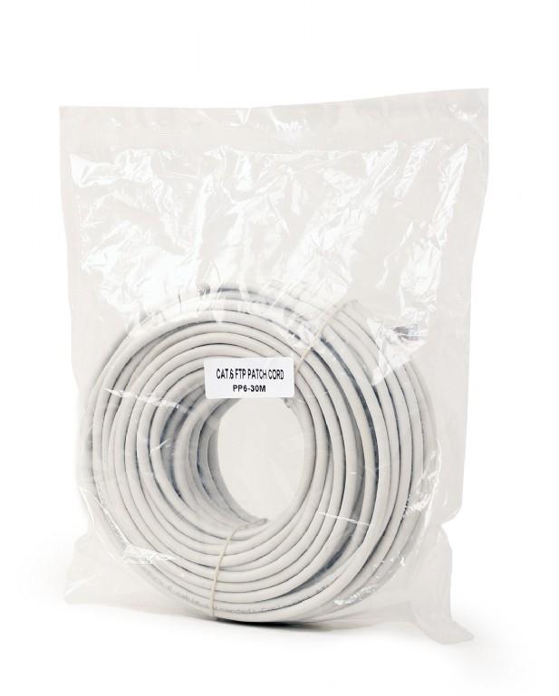 Gembird - Cable de Red Gembird PP6-30M FTP Cat6 30m Gris