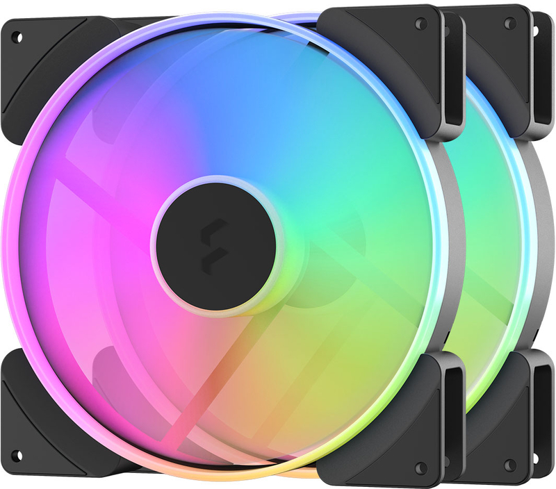 Fractal Design - Ventilador Fractal Design Prisma AL-18 180mm ARGB PWM 1200RPM 4 Pinos (2 Pack)