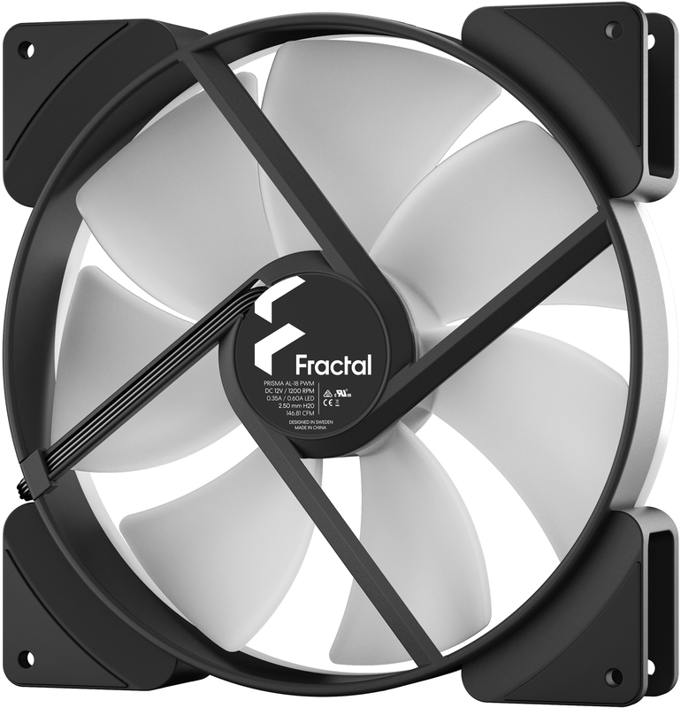 Fractal Design - Ventilador Fractal Design Prisma AL-18 180mm ARGB PWM 1200RPM 4 Pinos (2 Pack)