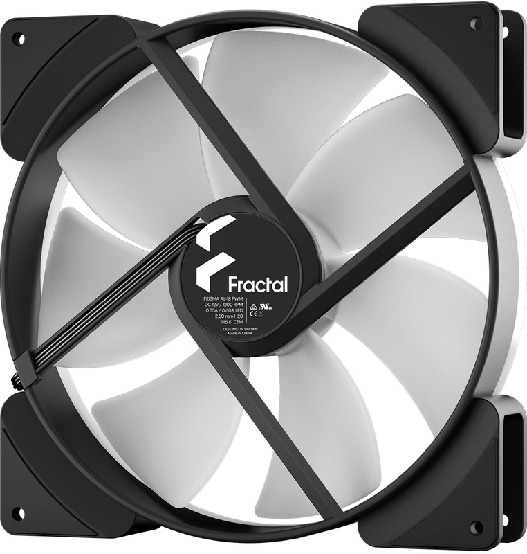 Fractal Design - Ventilador Fractal Design Prisma AL-18 180mm ARGB PWM 1200RPM 4 Pinos