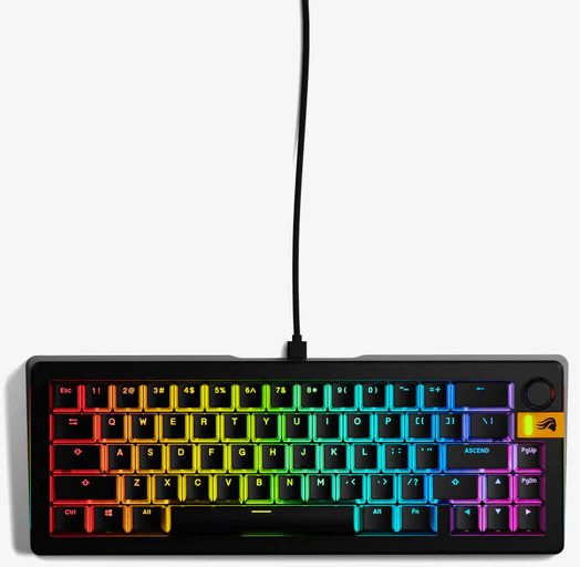 Teclado Mecânico Glorious GMMK 3 Pro HE 65% Prateado - Fox HE Switch (US)