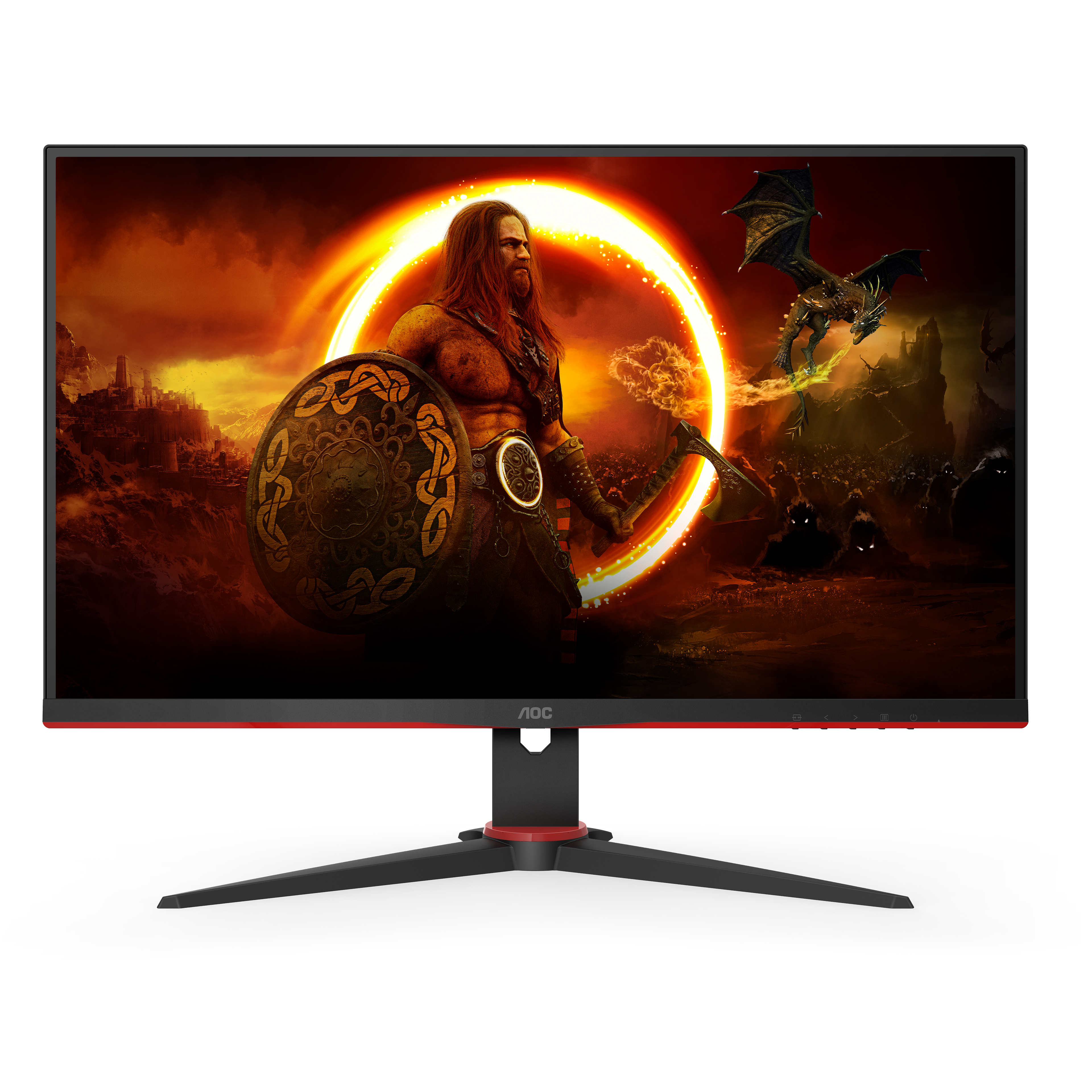 AOC - Monitor AOC Gaming 27" Q27G2E/BK VA QHD 155Hz 1ms FreeSync