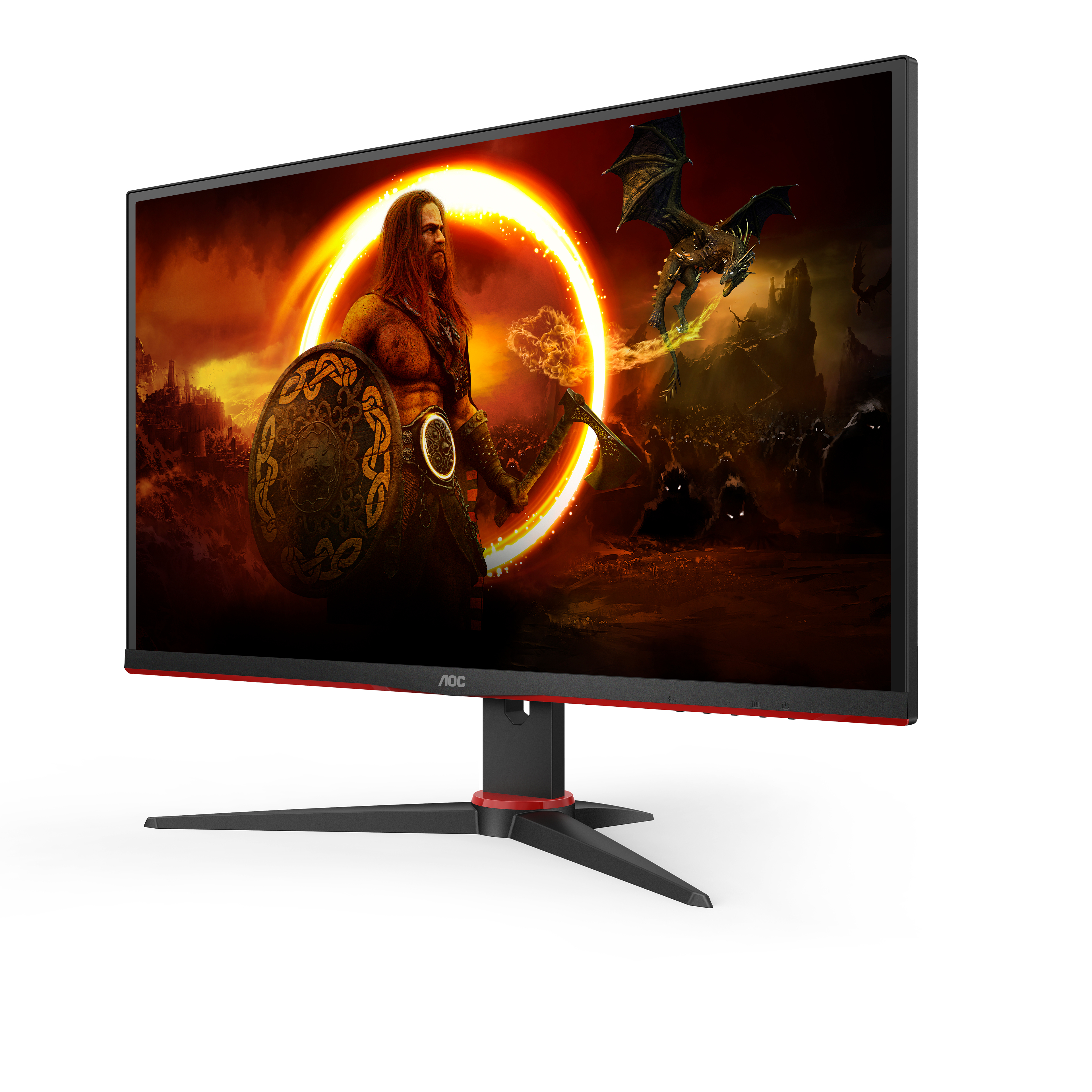 AOC - Monitor AOC Gaming 27" Q27G2E/BK VA QHD 155Hz 1ms FreeSync