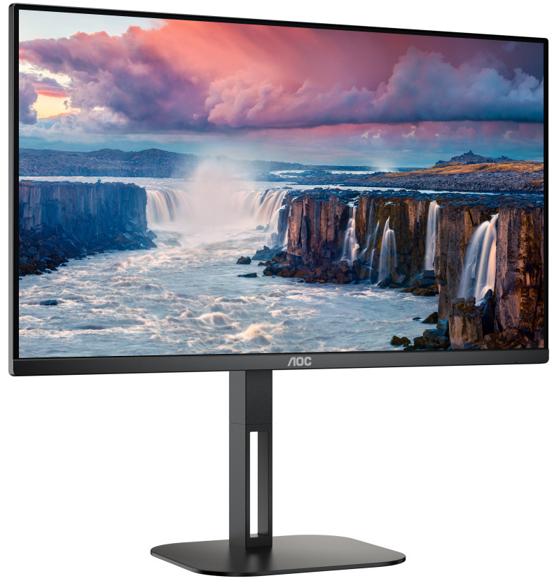 AOC - Monitor AOC 27" Q27V5C IPS QHD 75Hz 1ms USB-C 3.2 ( DP alt + PD65W) Low Blue Light