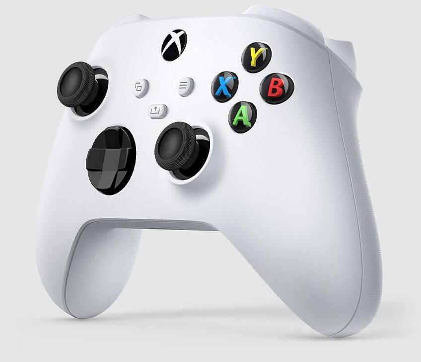 Microsoft - Gamepad Microsoft Xbox Wireless Robot White