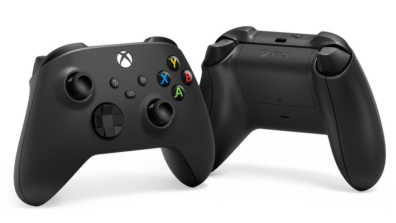 Microsoft - Gamepad Microsoft Xbox Wireless Carbon Black