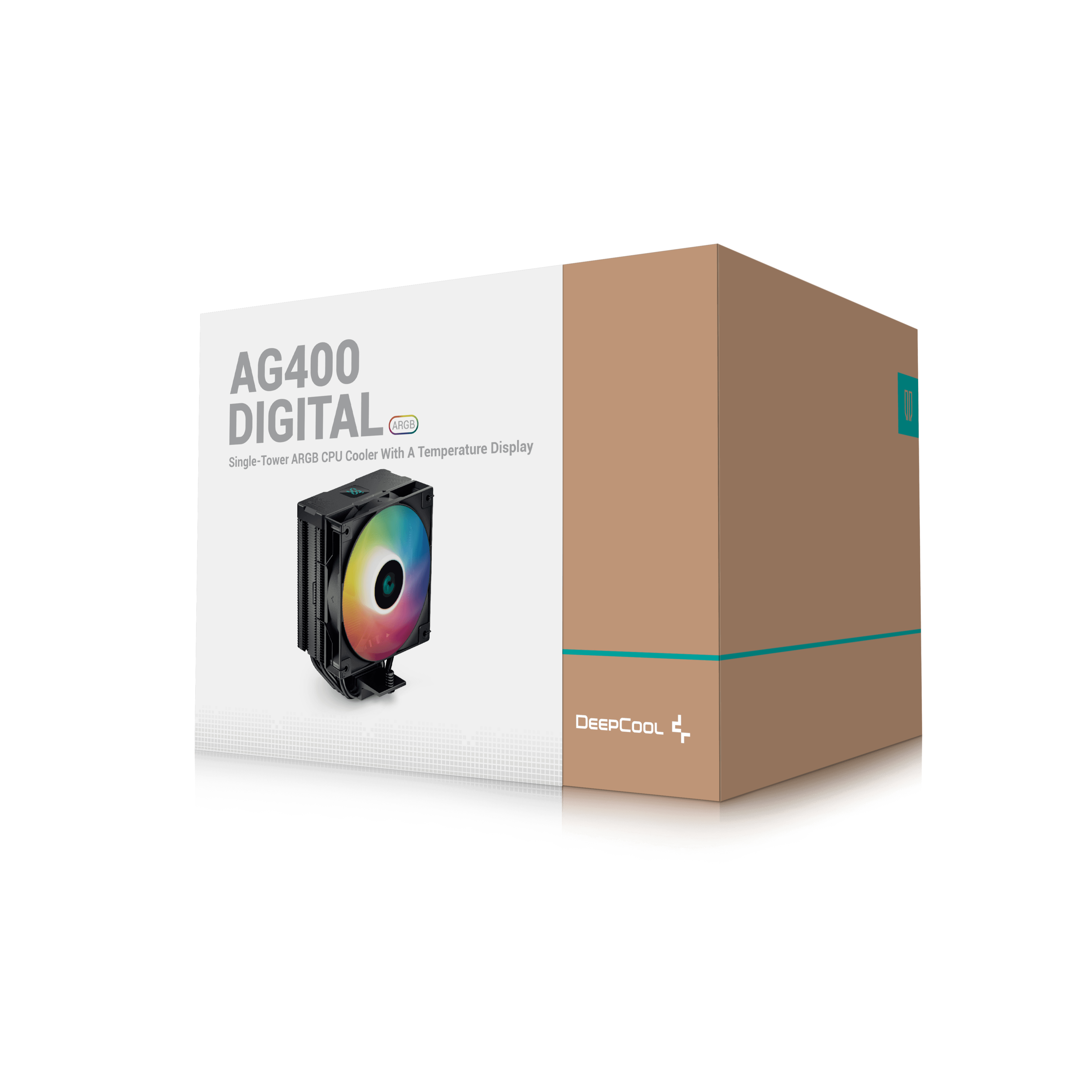 Deepcool - Ventilador CPU Deepcool AG400 Digital ARGB