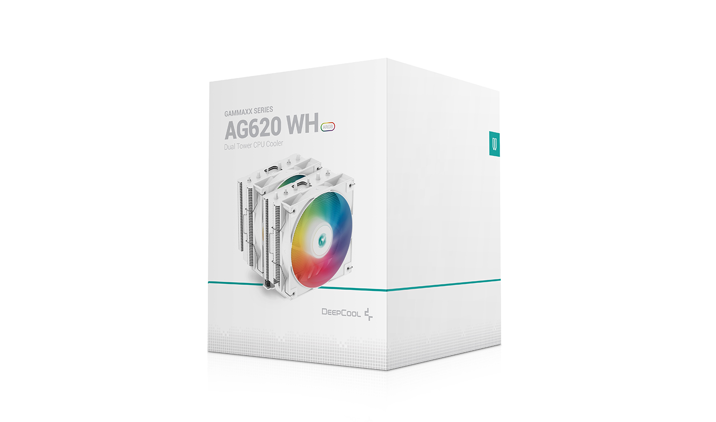 Deepcool - Ventilador CPU Deepcool AG620 ARGB Blanco