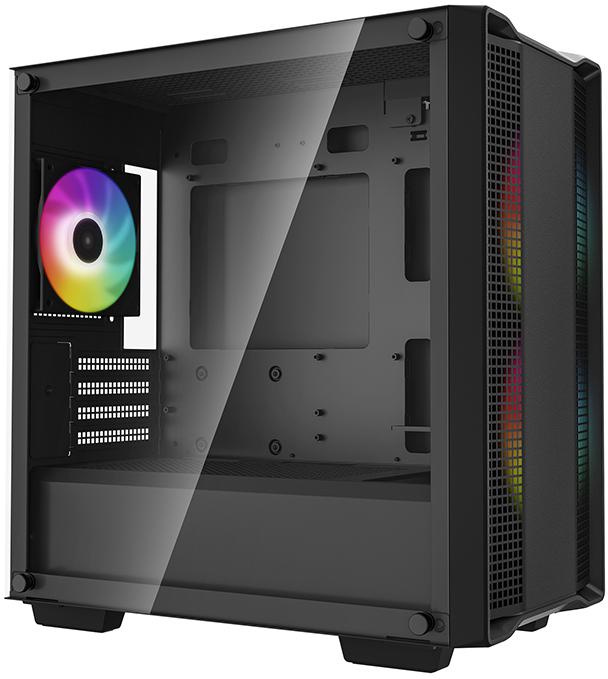 Deepcool - Torre Micro-ATX Deepcool CC360 ARGB Negro Cristal Templado