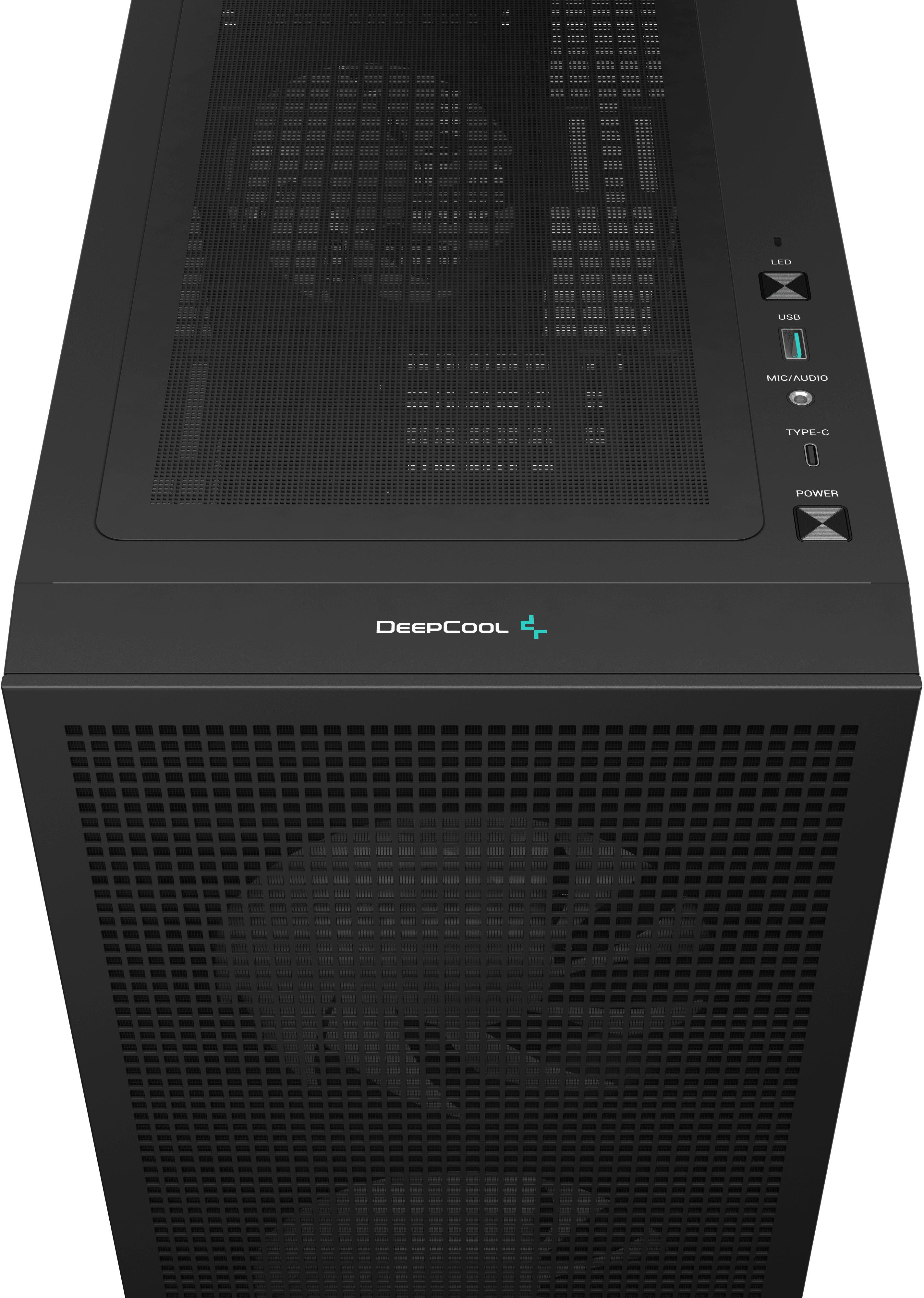 Deepcool - Torre ATX Deepcool CH360 Digital Negra Cristal Templado
