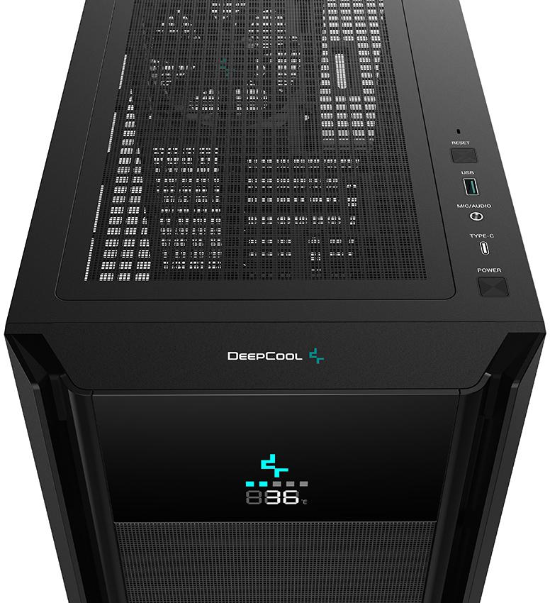 Deepcool - Torre ATX Deepcool CH510 Mesh Digital Negro