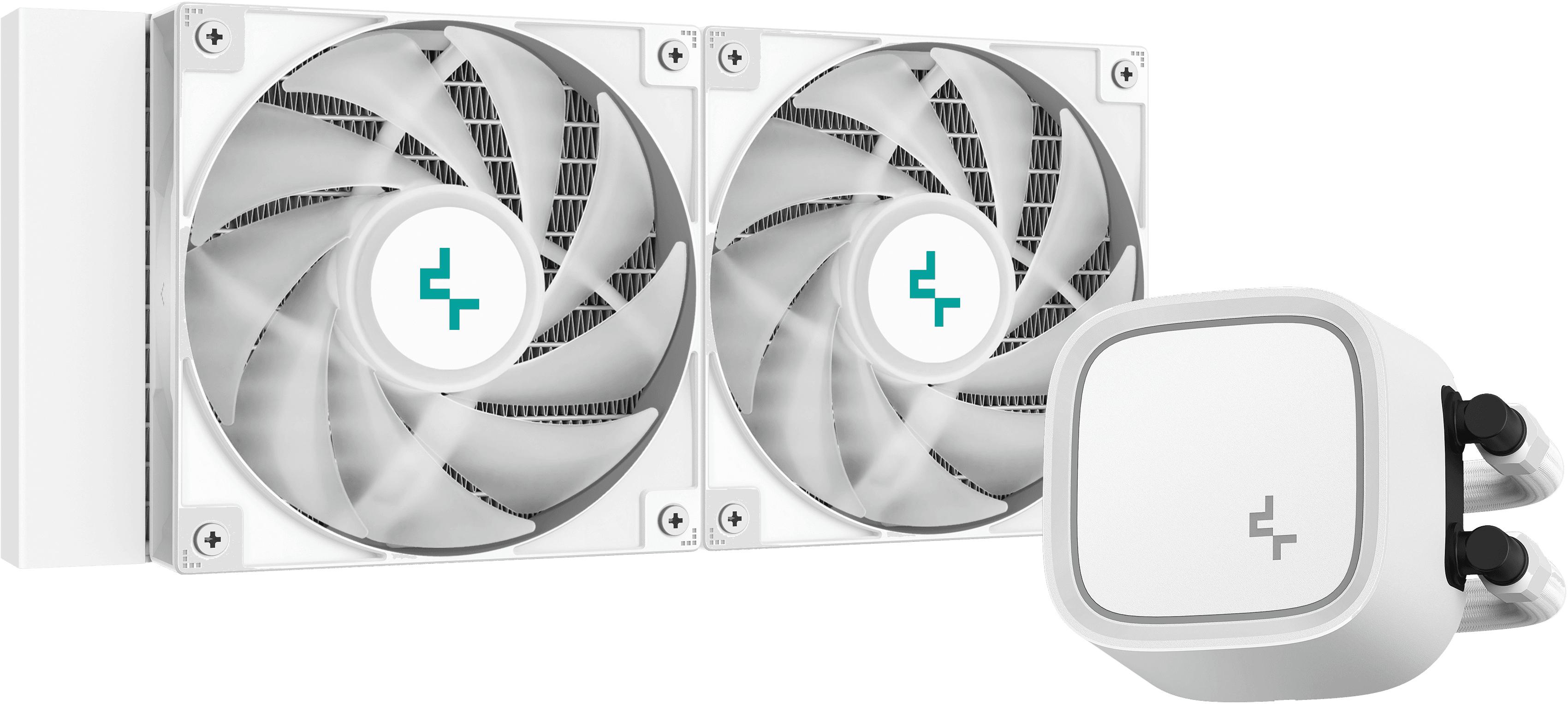 Deepcool - Kit de Refrigeración Líquida CPU Deepcool LE520 ARGB 240mm Blanco