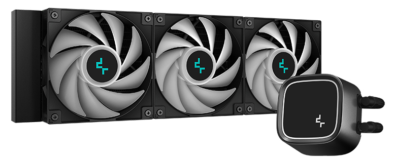 Deepcool - Kit de Refrigeración Líquida CPU Deepcool LE720 ARGB 360mm Negro